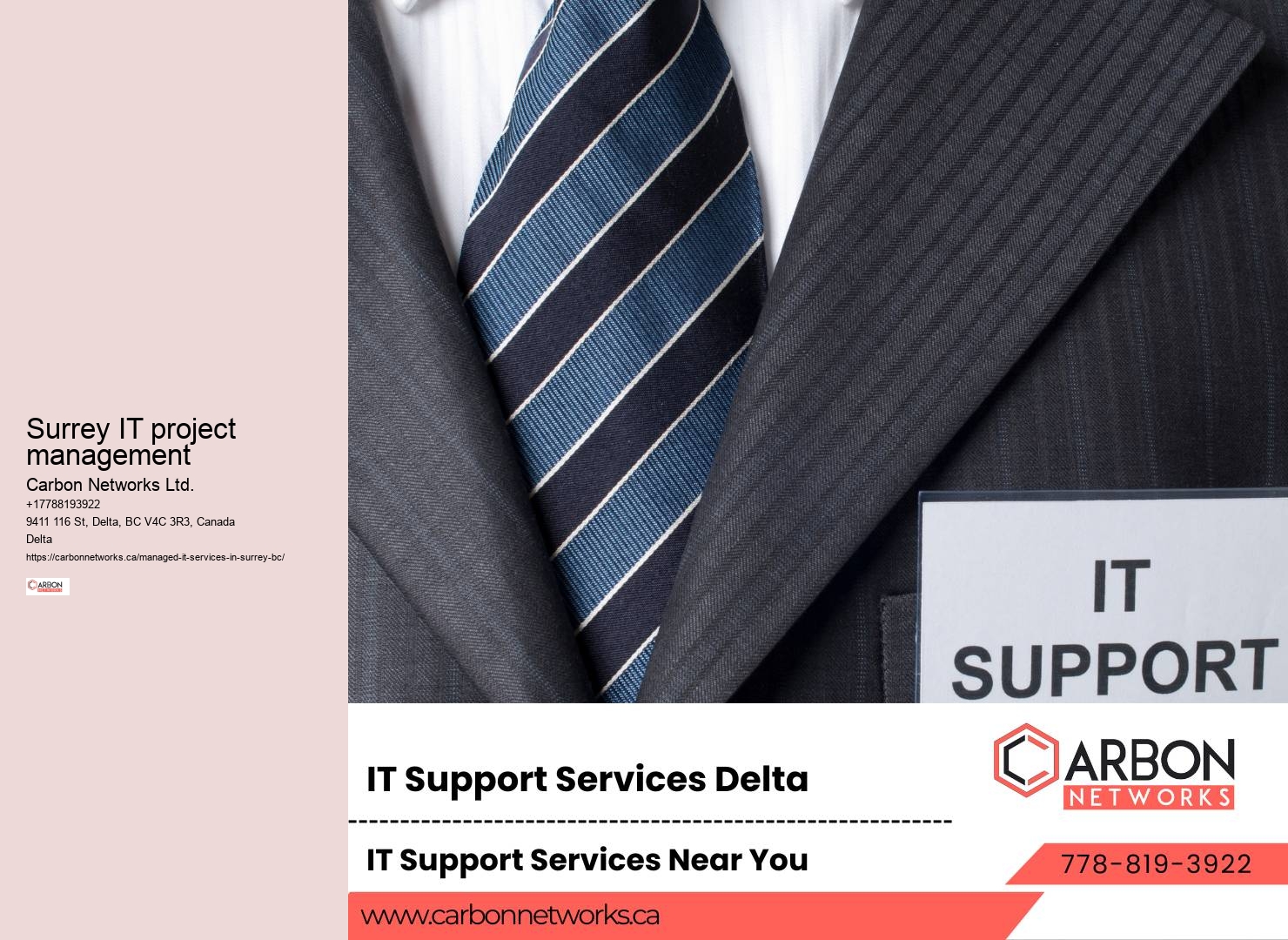 Surrey IT project management services